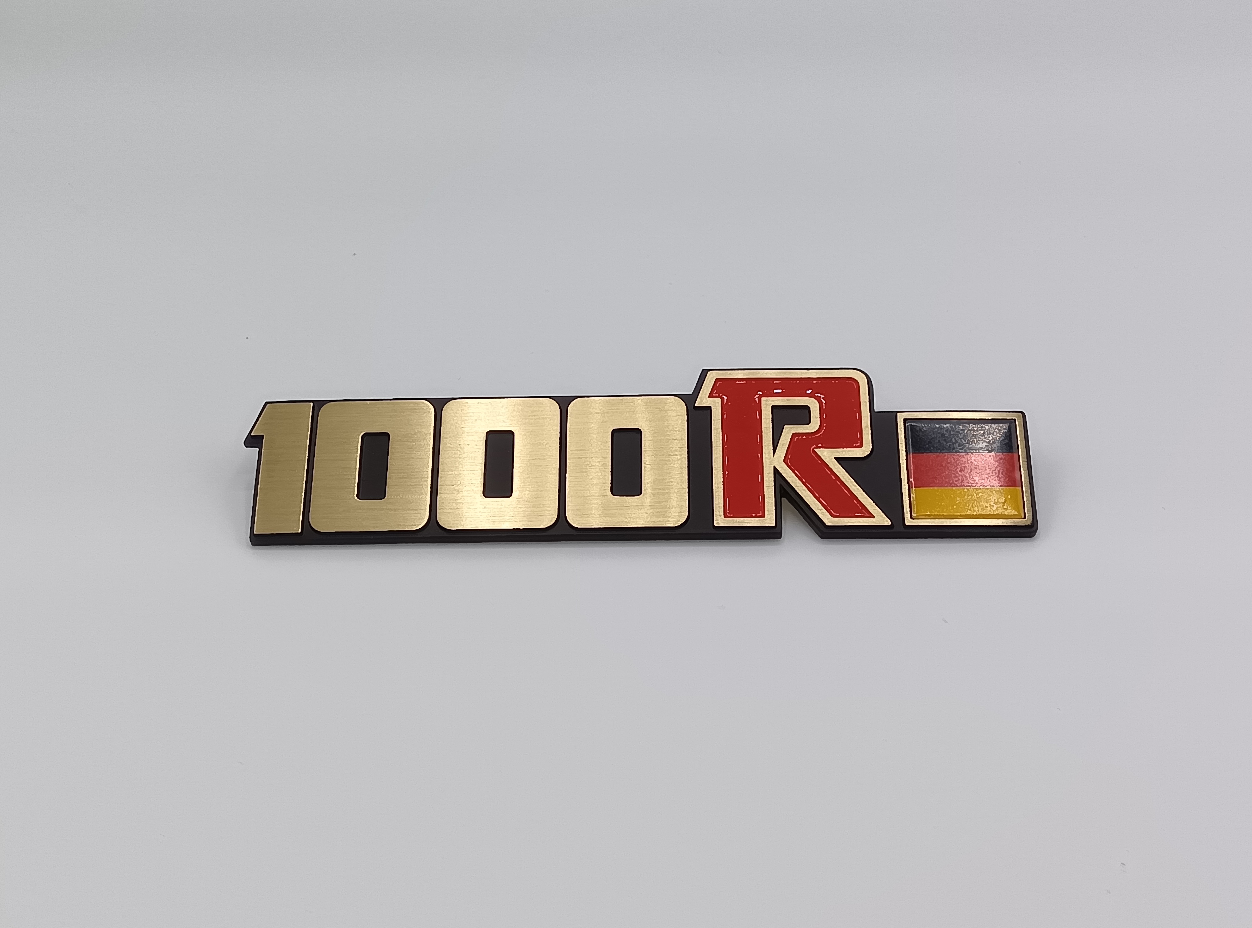 1983年 Z1000R SIDE COVER EMBLEM "ドイツ仕様　1000R （Ｒ=レッド）"